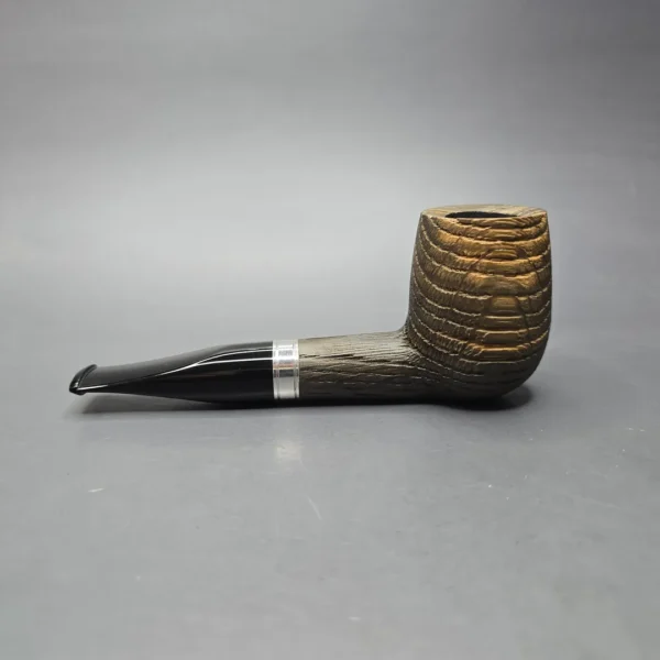 Chacom Maigret Morta 1201 Sandblasted Billiard Estate Pipe, Unsmoked - Image 4