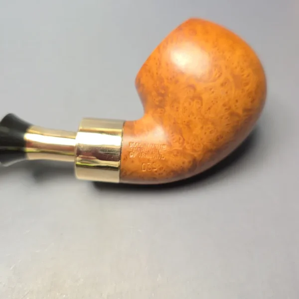 Peterson 1980 Gold Spigot 03S Smooth Apple Estate Briar Pipe, Unsmoked - Image 10