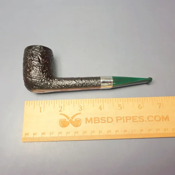 Ashton Brindle LX Sandblasted Canadian w/ Silver Handmade Briar Pipe, New - Image 12