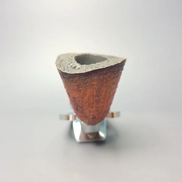 Radice Rind G Rusticated Dublin w/ Faux Bamboo Estate Briar Pipe, Italian Estates - Image 4