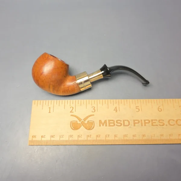Peterson 1980 Gold Spigot 03S Smooth Apple Estate Briar Pipe, Unsmoked - Image 11