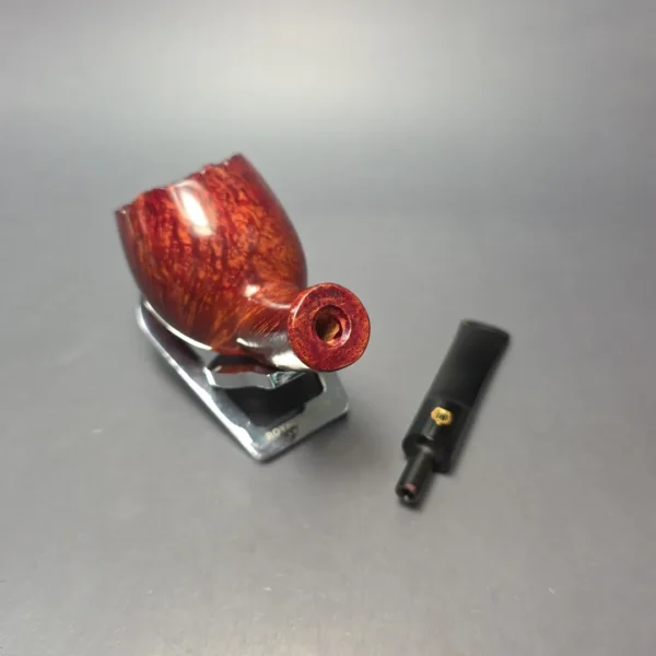 Poul Winslow Crown 200 Smooth Asymmetric Egg Estate Briar Pipe, Unsmoked - Image 12