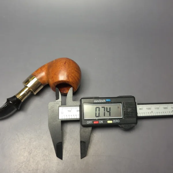 Peterson 1980 Gold Spigot 03S Smooth Apple Estate Briar Pipe, Unsmoked - Image 12