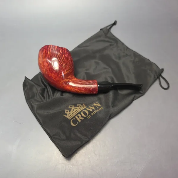 Poul Winslow Crown 200 Smooth Asymmetric Egg Estate Briar Pipe, Unsmoked - Image 13