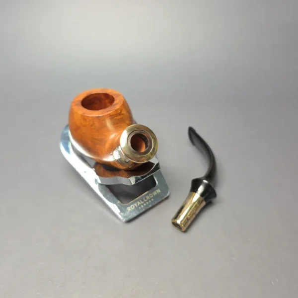 Peterson 1980 Gold Spigot 03S Smooth Apple Estate Briar Pipe, Unsmoked - Image 13