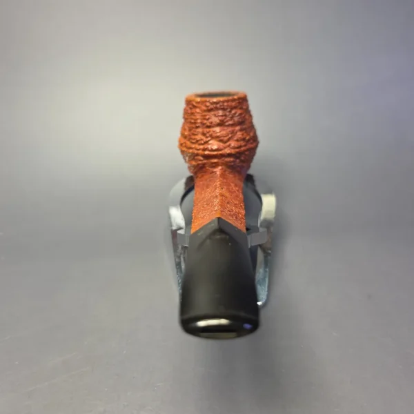 Savinelli Capri Root Briar 514 Rusticated Bulldog Estate Briar Pipe, Italian Estates - Image 5