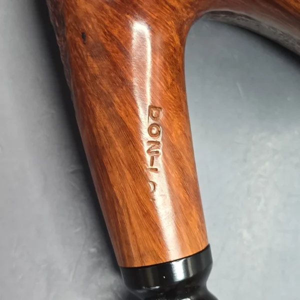 Don-Lou (Dominic Cazzetta) XL Partially Rusticated Freehand Dublin Estate Briar Pipe - Image 10