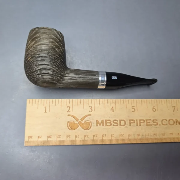 Chacom Maigret Morta 1201 Sandblasted Billiard Estate Pipe, Unsmoked - Image 11