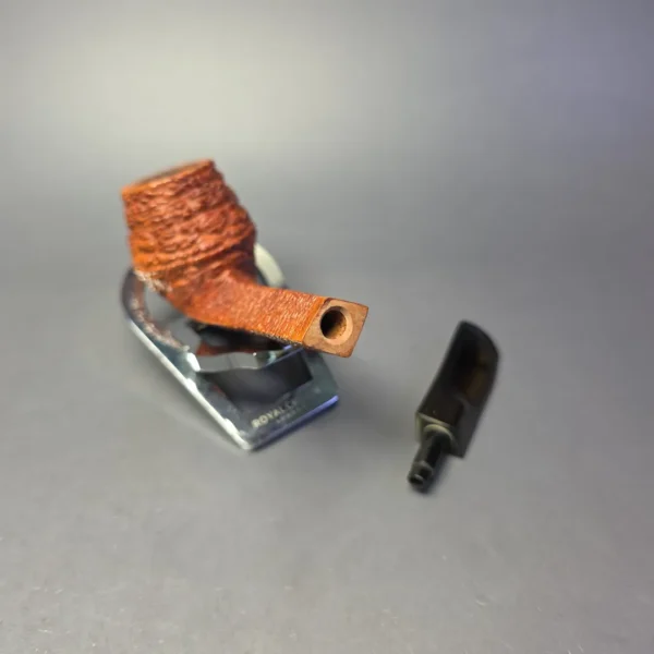 Savinelli Capri Root Briar 514 Rusticated Bulldog Estate Briar Pipe, Italian Estates - Image 12
