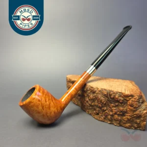 Bruno Nuttens Mini Bing B3 Smooth Billiard w/ Aluminum Briar Pipe, New