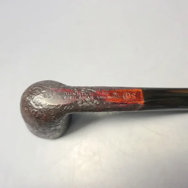 Dunhill 1972 Shell Briar 65 Sandblasted Oval Shank Dublin Estate Briar Pipe, English Estates - Image 10