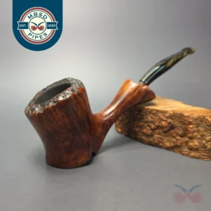 Jobey Dansk (Karl Erik) 2 XL Partially Rusticated Freehand Estate Briar Pipe, Danish Estates
