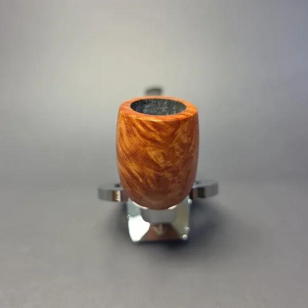 Bruno Nuttens Mini Bing B3 Smooth Billiard w/ Aluminum Briar Pipe, New - Image 3