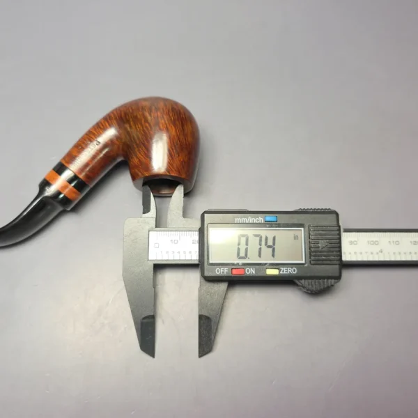 Peterson (c.1980s) Galway 221 Smooth Bent Estate Briar Pipe, Irish Estates - Image 4