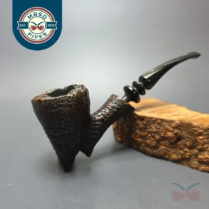 Ben Wade (Preben Holm) Danish Hand Model 100 Sandblasted Freehand Pickaxe Estate Briar Pipe, Danish Estates