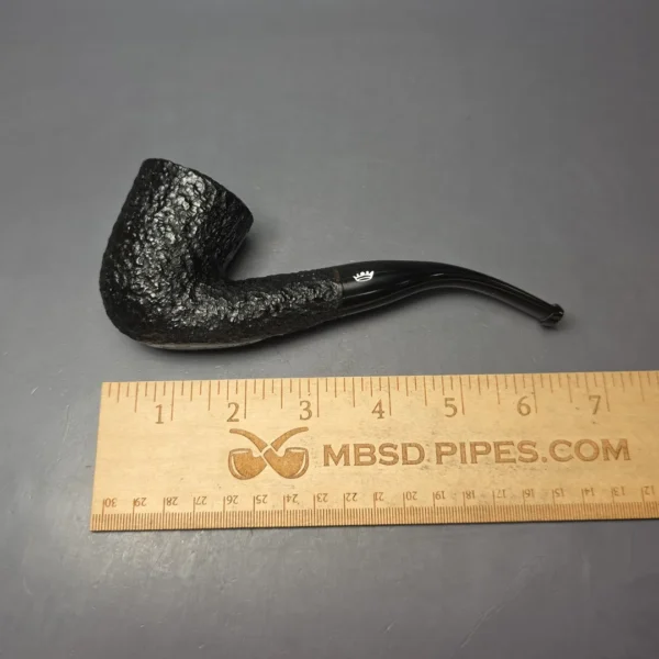 Savinelli Baronet Bruyere 611 EX Rusticated Dublin Estate Briar Pipe, Unsmoked - Image 8