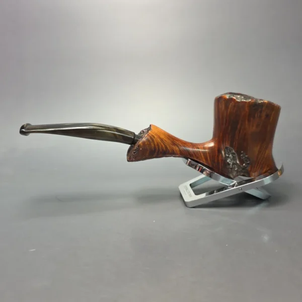 Jobey Dansk (Karl Erik) 2 XL Partially Rusticated Freehand Estate Briar Pipe, Danish Estates - Image 4