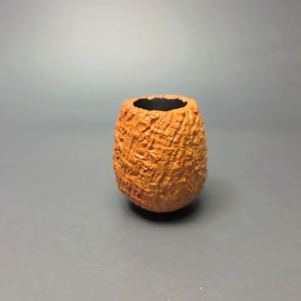 Ashton Old Church XX Sandblasted Diamond Shank Brandy Handmade Briar Pipe, New - Image 3