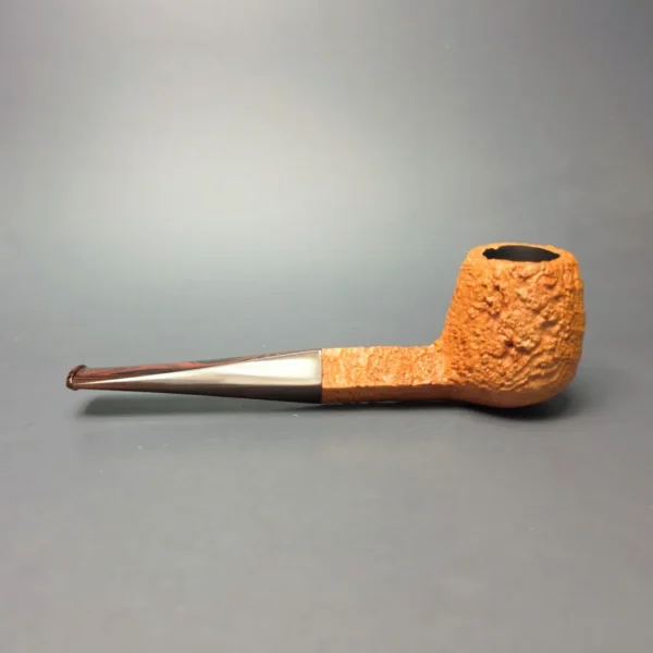 Ashton Old Church XX Sandblasted Diamond Shank Brandy Handmade Briar Pipe, New - Image 4