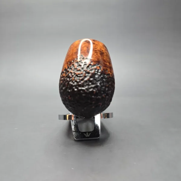 Nording Giant Classic C Partially Rusticated Bent Billiard Estate Briar Pipe, Unsmoked - Image 3
