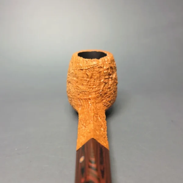 Ashton Old Church XX Sandblasted Diamond Shank Brandy Handmade Briar Pipe, New - Image 6