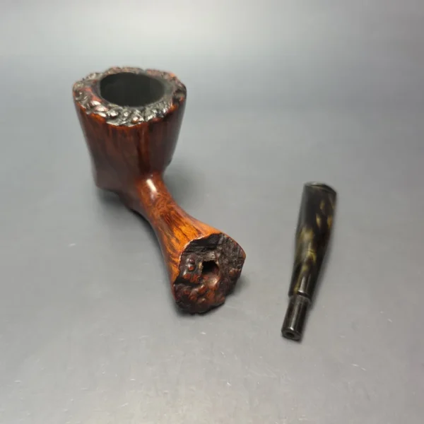 Jobey Dansk (Karl Erik) 2 XL Partially Rusticated Freehand Estate Briar Pipe, Danish Estates - Image 10