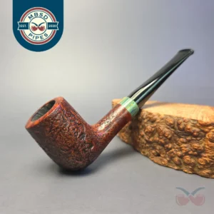 Bruno Nuttens Heritage H3 Partially Sandblasted Billiard w/ Cumberland Briar Pipe, New