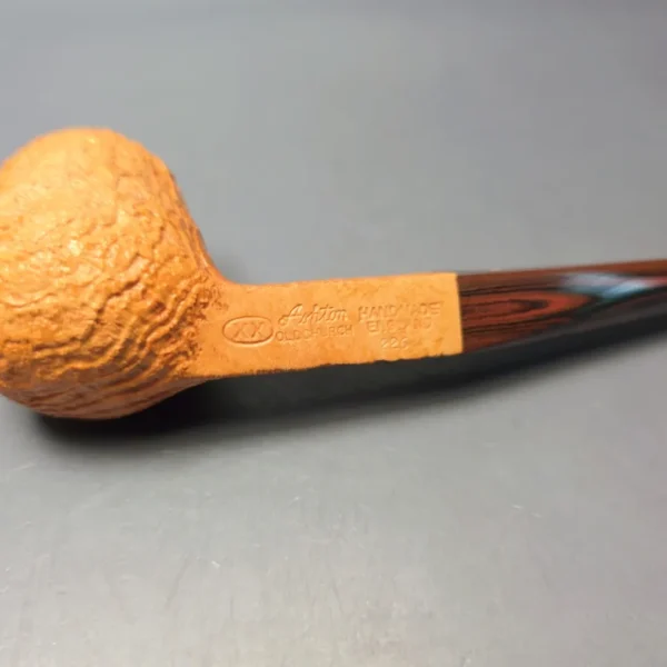Ashton Old Church XX Sandblasted Diamond Shank Brandy Handmade Briar Pipe, New - Image 8