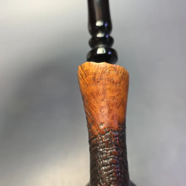 Ben Wade (Preben Holm) Danish Hand Model 100 XL Sandblasted Freehand Estate Briar Pipe, Danish Estates - Image 8