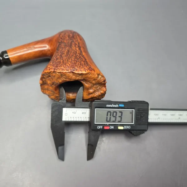 Don-Lou (Dominic Cazzetta) XL Partially Rusticated Freehand Dublin Estate Briar Pipe - Image 12
