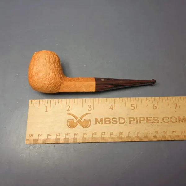Ashton Old Church XX Sandblasted Diamond Shank Brandy Handmade Briar Pipe, New - Image 9