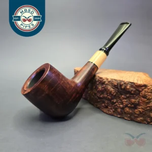 MBSD Briars by Vitale Sienna Contrast Smooth Billiard w/ Boxwood, Briar Pipe, New