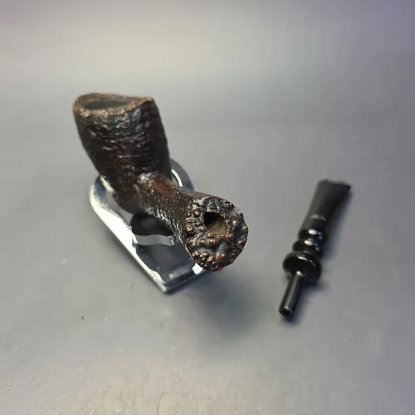 Ben Wade (Preben Holm) Danish Hand Model 100 XL Sandblasted Freehand Estate Briar Pipe, Danish Estates - Image 11