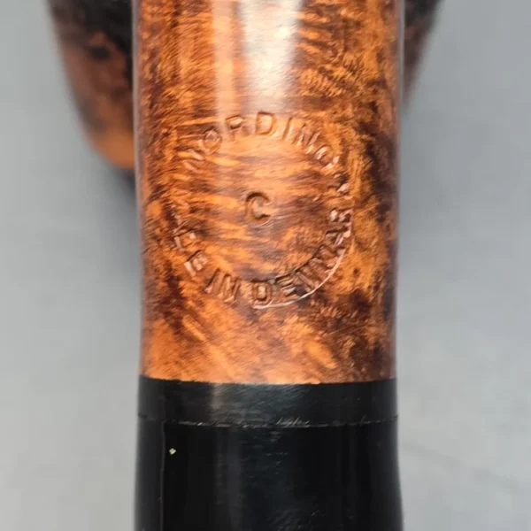 Nording Giant Classic C Partially Rusticated Bent Billiard Estate Briar Pipe, Unsmoked - Image 10