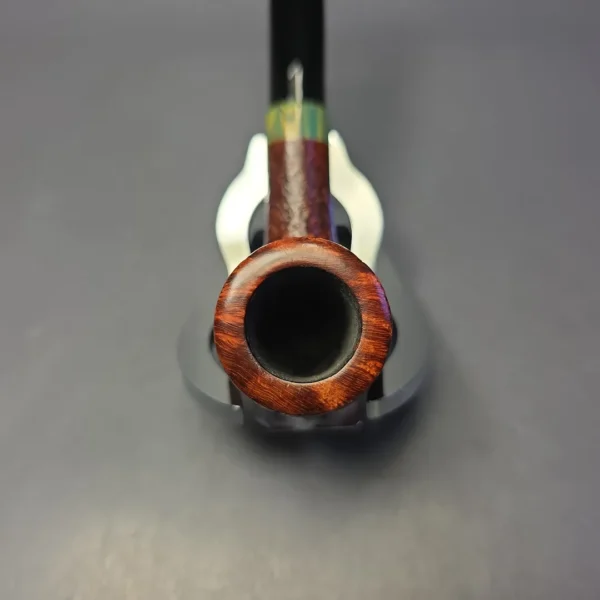 Bruno Nuttens Heritage H3 Partially Sandblasted Billiard w/ Cumberland Briar Pipe, New - Image 7
