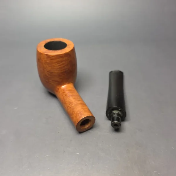 Weber Virgin DeLuxe Smooth Billiard Estate Briar Pipe, American Estates - Image 12