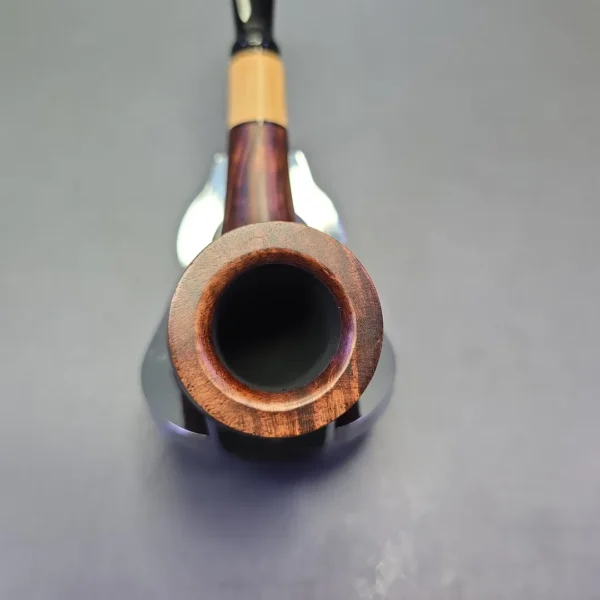 MBSD Briars by Vitale Sienna Contrast Smooth Billiard w/ Boxwood, Briar Pipe, New - Image 7