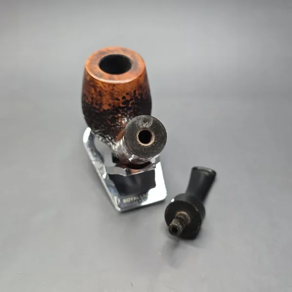Nording Giant Classic C Partially Rusticated Bent Billiard Estate Briar Pipe, Unsmoked - Image 13