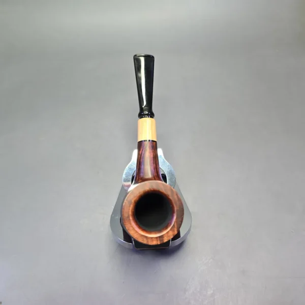 MBSD Briars by Vitale Sienna Contrast Smooth Billiard w/ Boxwood, Briar Pipe, New - Image 9