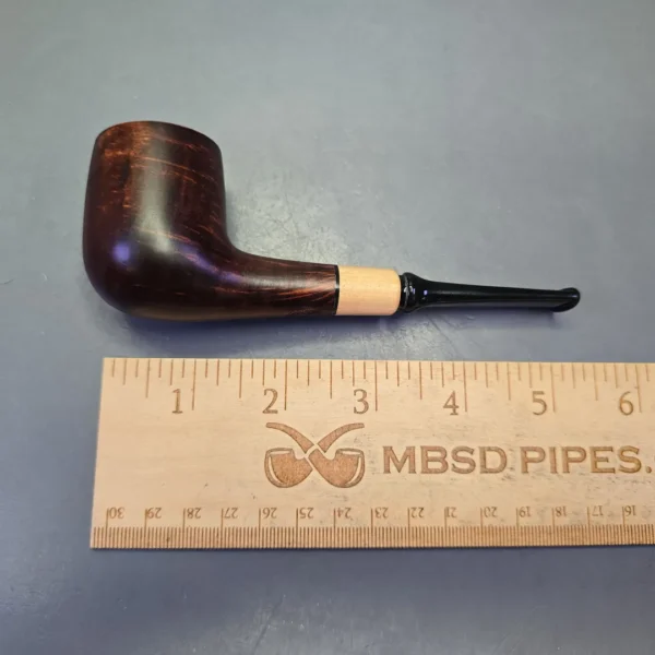 MBSD Briars by Vitale Sienna Contrast Smooth Billiard w/ Boxwood, Briar Pipe, New - Image 12