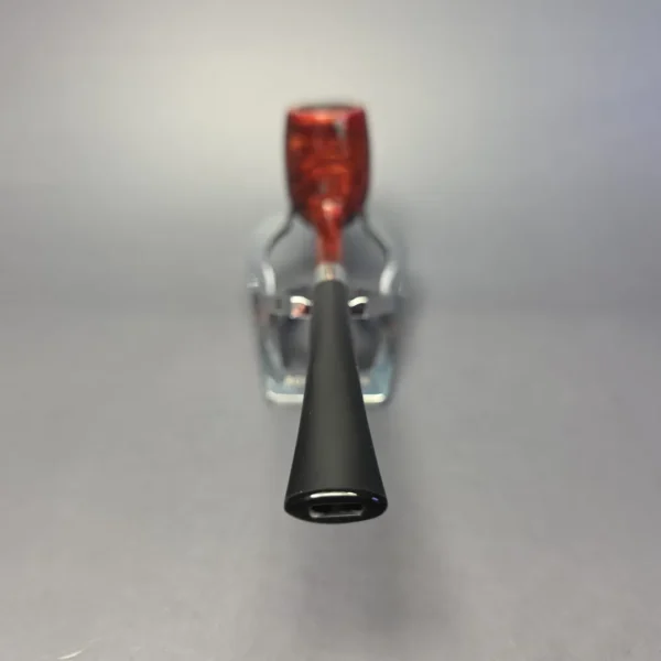 Bruno Nuttens Mini Bing B3 Smooth Billiard w/ Aluminum Briar Pipe, New - Image 9