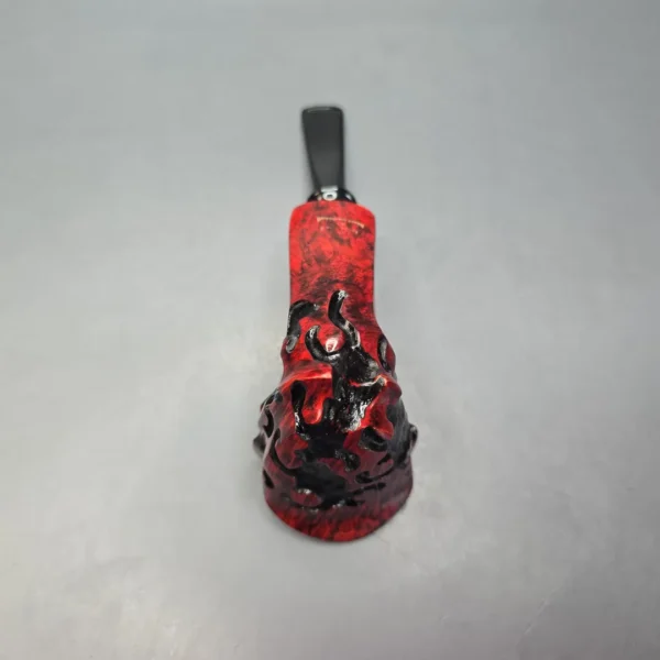 Nording Fantasy Partially Rusticated Freehand Estate Briar Pipe, Unsmoked - Image 8