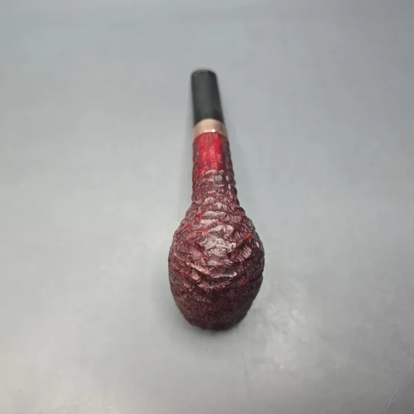 Peterson 2025 Christmas Pipe 106 Rusticated Billiard Estate Briar Pipe, Unsmoked - Image 9