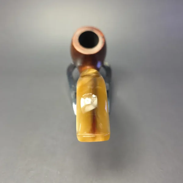 Savinelli Oscar Lucite 614 Smooth Oom Paul Estate Briar Pipe, Italian Estates - Image 5