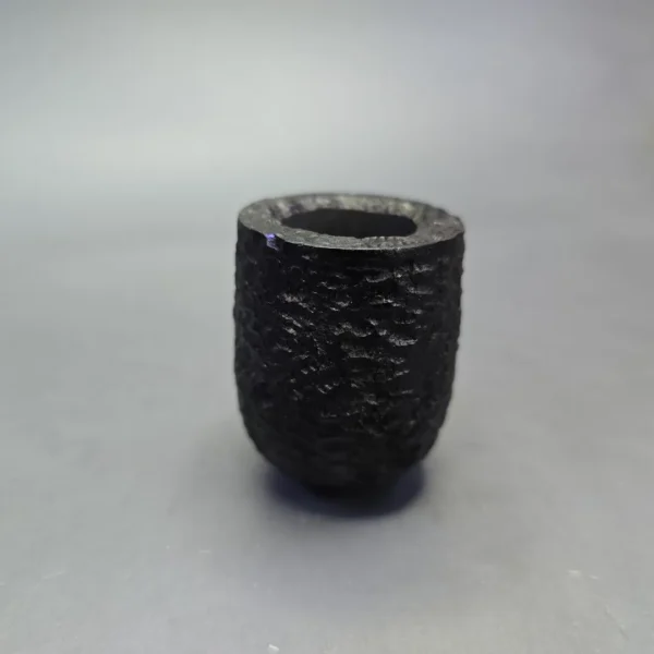 MBSD Briars by Piero Vitale Black Rusticated Billiard w/ Boxwood, Briar Pipe, New - Image 5