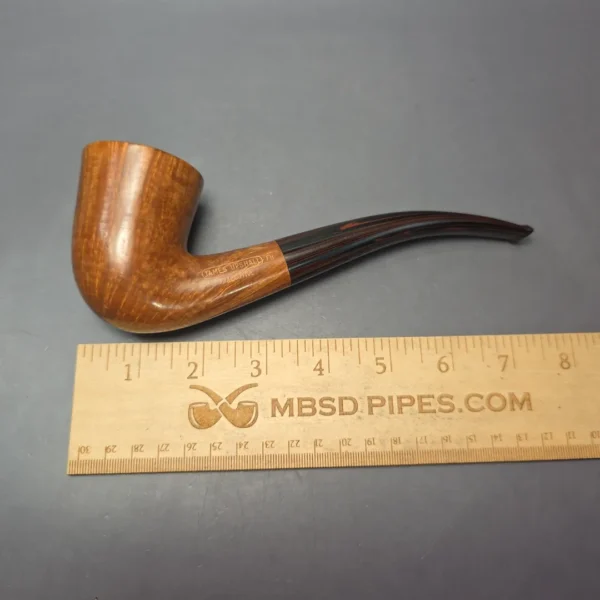 James Upshall Empire Series Executive Magnum Smooth Bent Dublin w/ Cumberland Estate Briar Pipe, Unsmoked - Image 11
