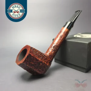 Ser Jacopo Maxima S2 Partially Sandblasted Panel Lovat Estate Briar Pipe, Unsmoked