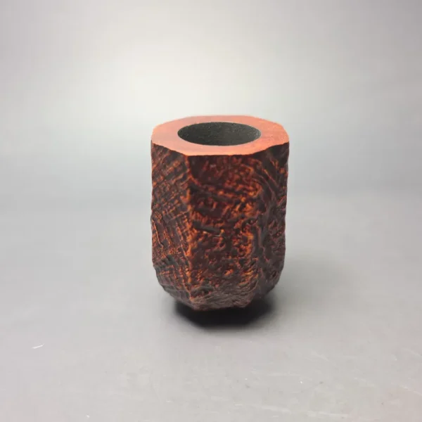 Ser Jacopo Maxima S2 Partially Sandblasted Panel Lovat Estate Briar Pipe, Unsmoked - Image 4