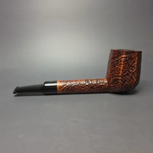 Ser Jacopo Maxima S2 Partially Sandblasted Panel Lovat Estate Briar Pipe, Unsmoked - Image 5