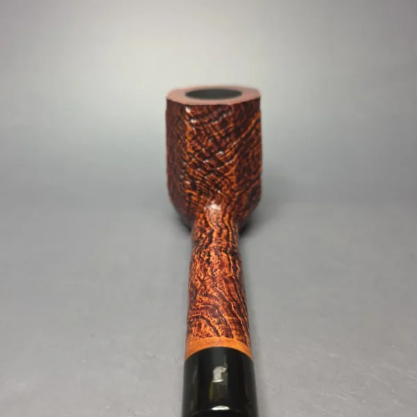 Ser Jacopo Maxima S2 Partially Sandblasted Panel Lovat Estate Briar Pipe, Unsmoked - Image 7